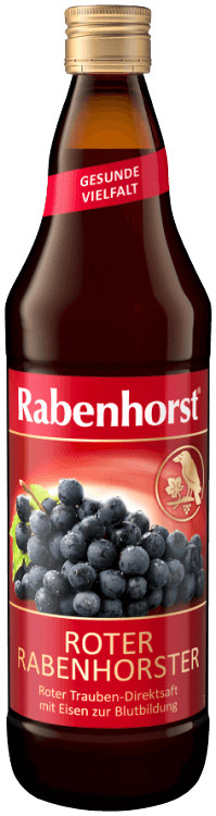 Rabenhorst Červené hrozny a železo 750 ml