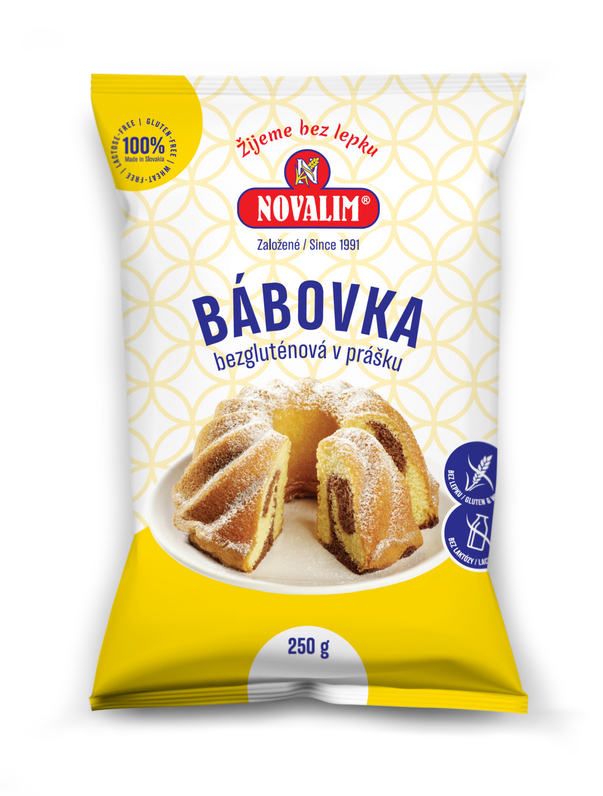 Novalim Bezlepková bábovka v prášku 250 g