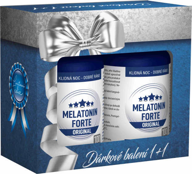 Clinical Melatonin FORTE Original 100 tbl. Dárkové balení 1+1
