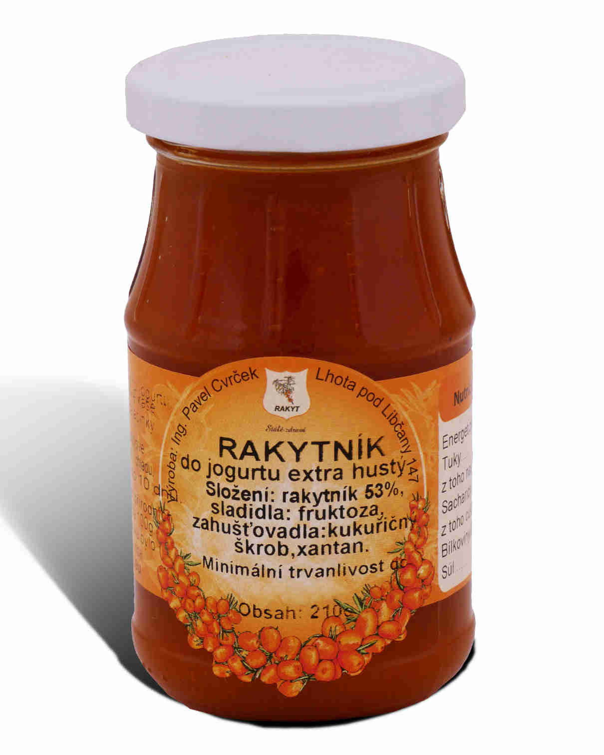 Cvrček Rakytník do jogurtu 210 g