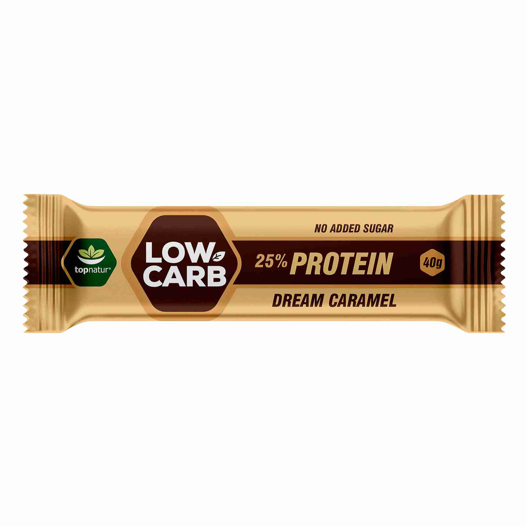 Topnatur Low carb proteinová tyčinka - Dream Caramel 40g