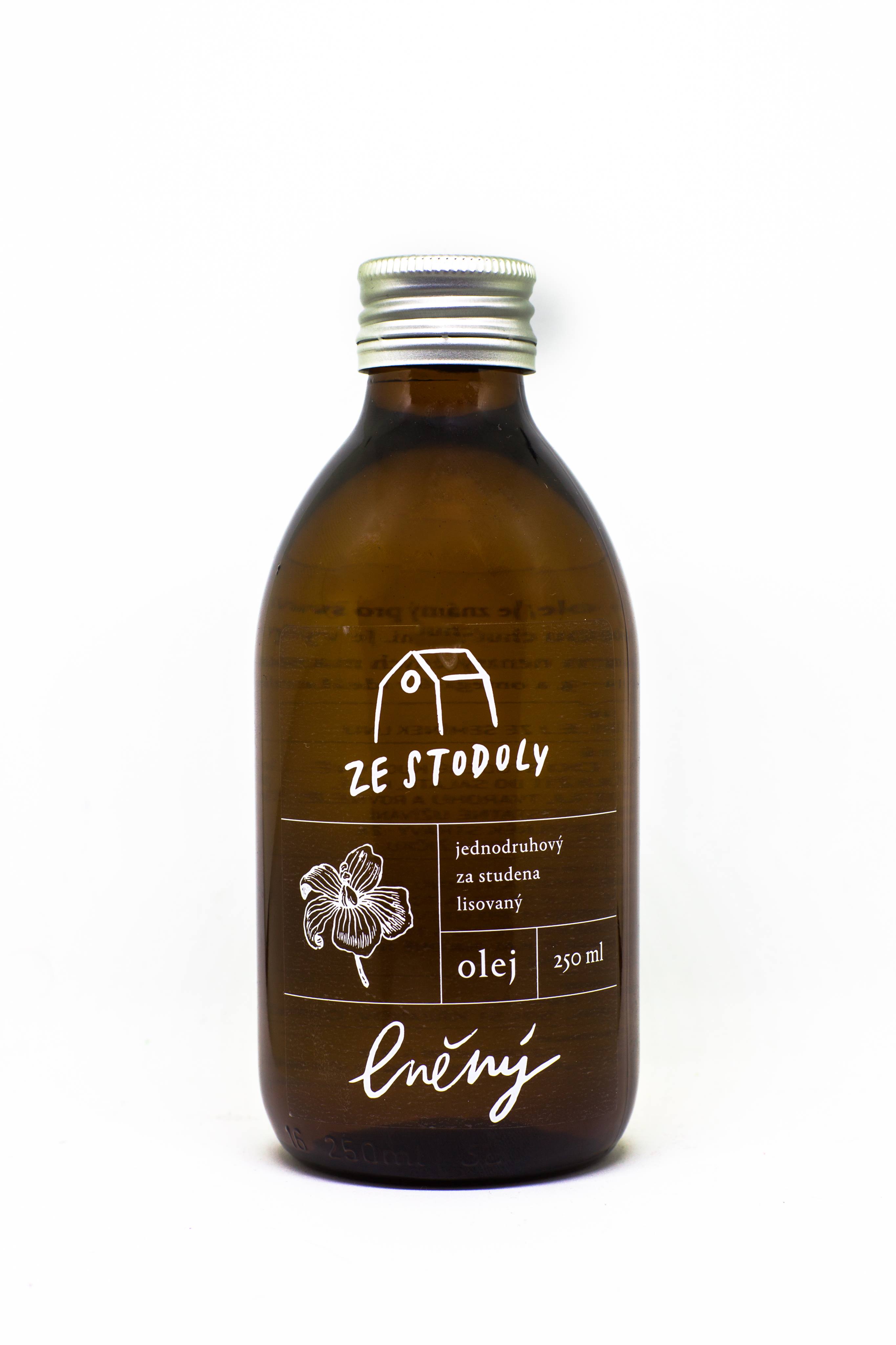 Ze Stodoly Lněný olej za studena lisovaný 250 ml