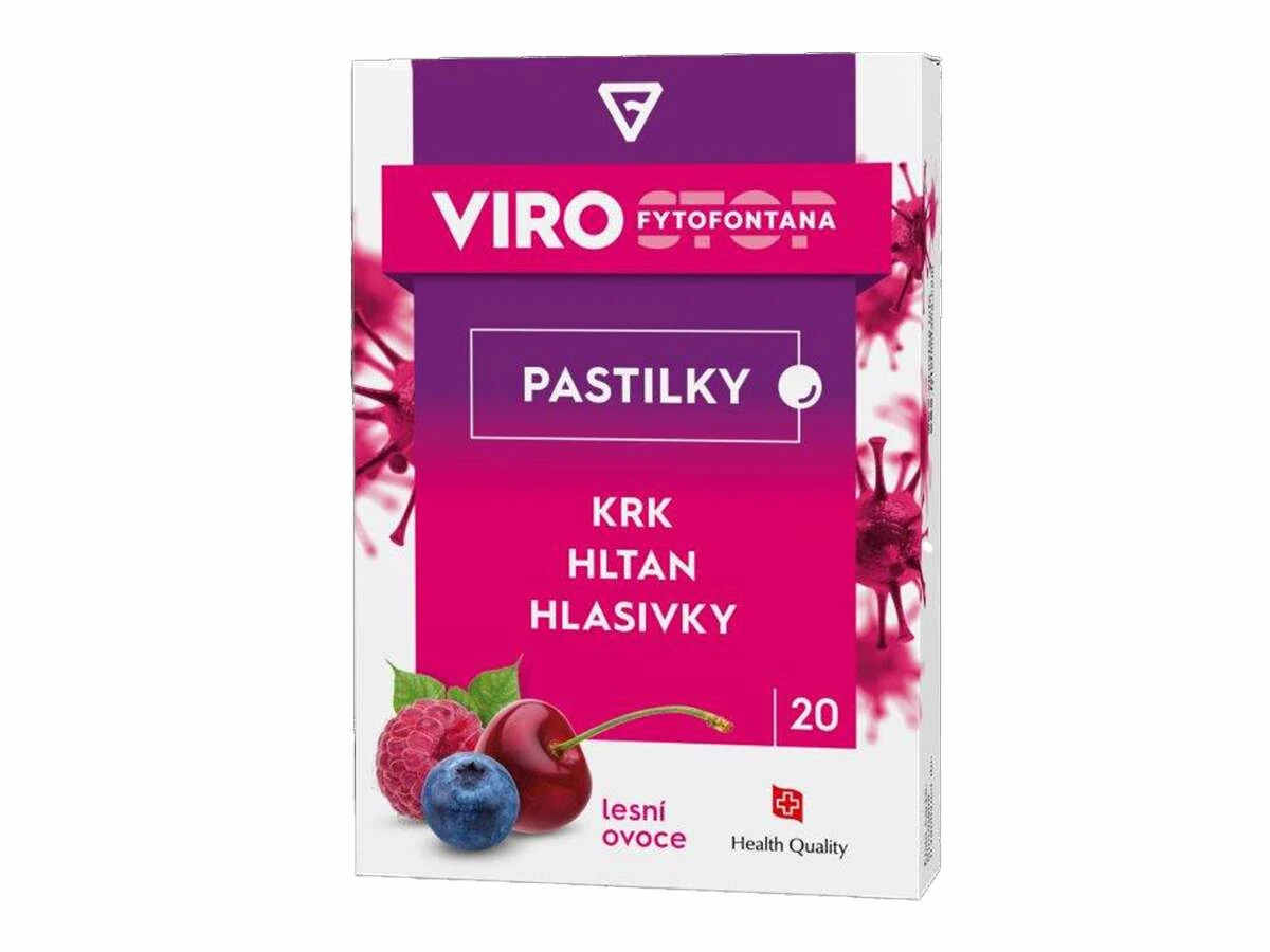 Herb Pharma ViroStop pastilky 20 ks Varianta: lesní ovoce