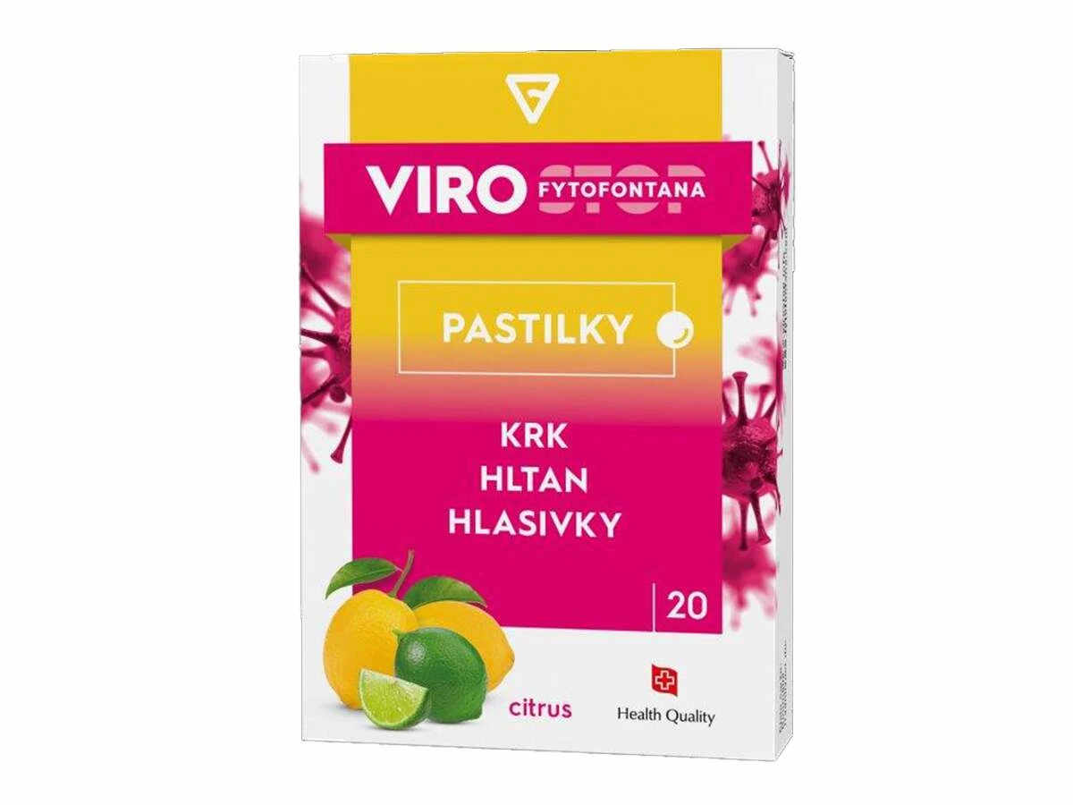 Herb Pharma ViroStop pastilky 20 ks Varianta: citrus