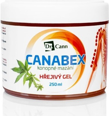 Dr.Cann CANABEX konopné mazání hřejivý gel 250 ml