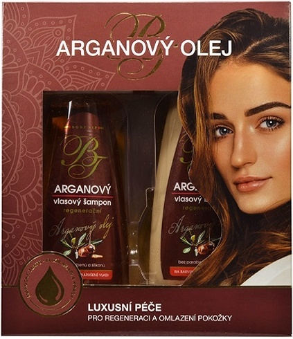Vivaco Dárková kazeta Arganová (šampon na vlasy 250ml + balzám na vlasy 250ml)