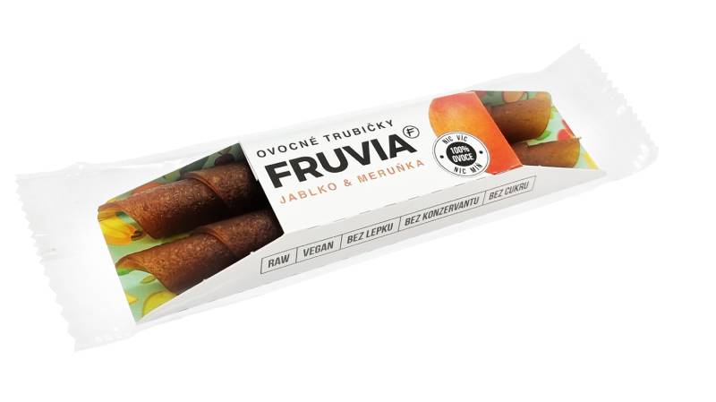 Fruvia Ovocné trubičky 20 g Varianta: Jablko + Meruňka