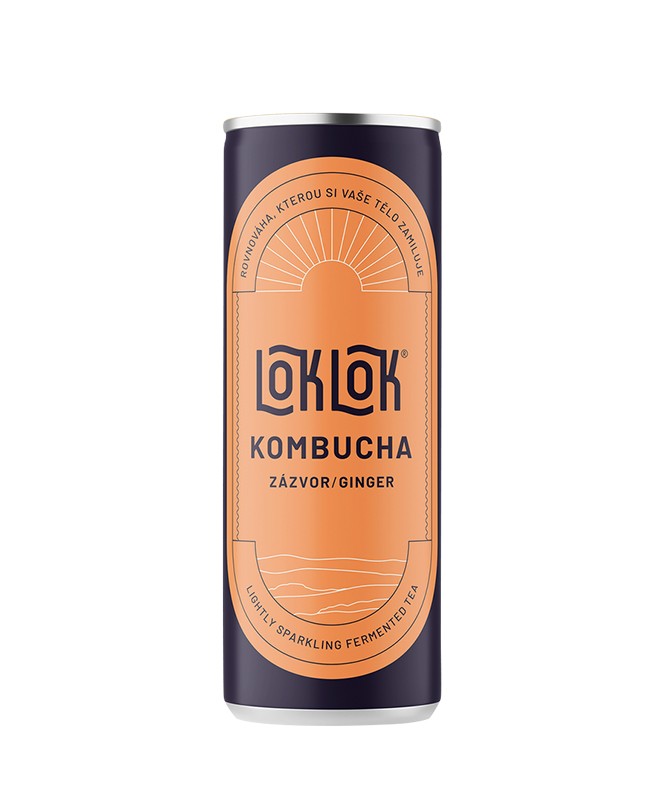 Loklok Kombucha Zázvor 250 ml