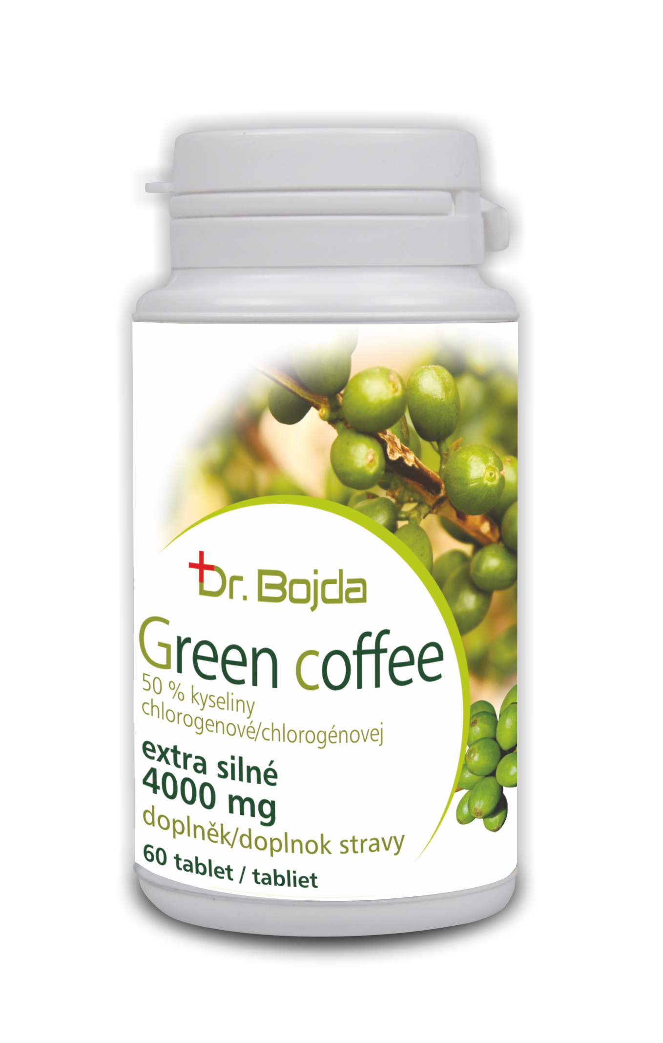 Dr. Bojda Green coffee extra silné 4000mg 60 tbl.