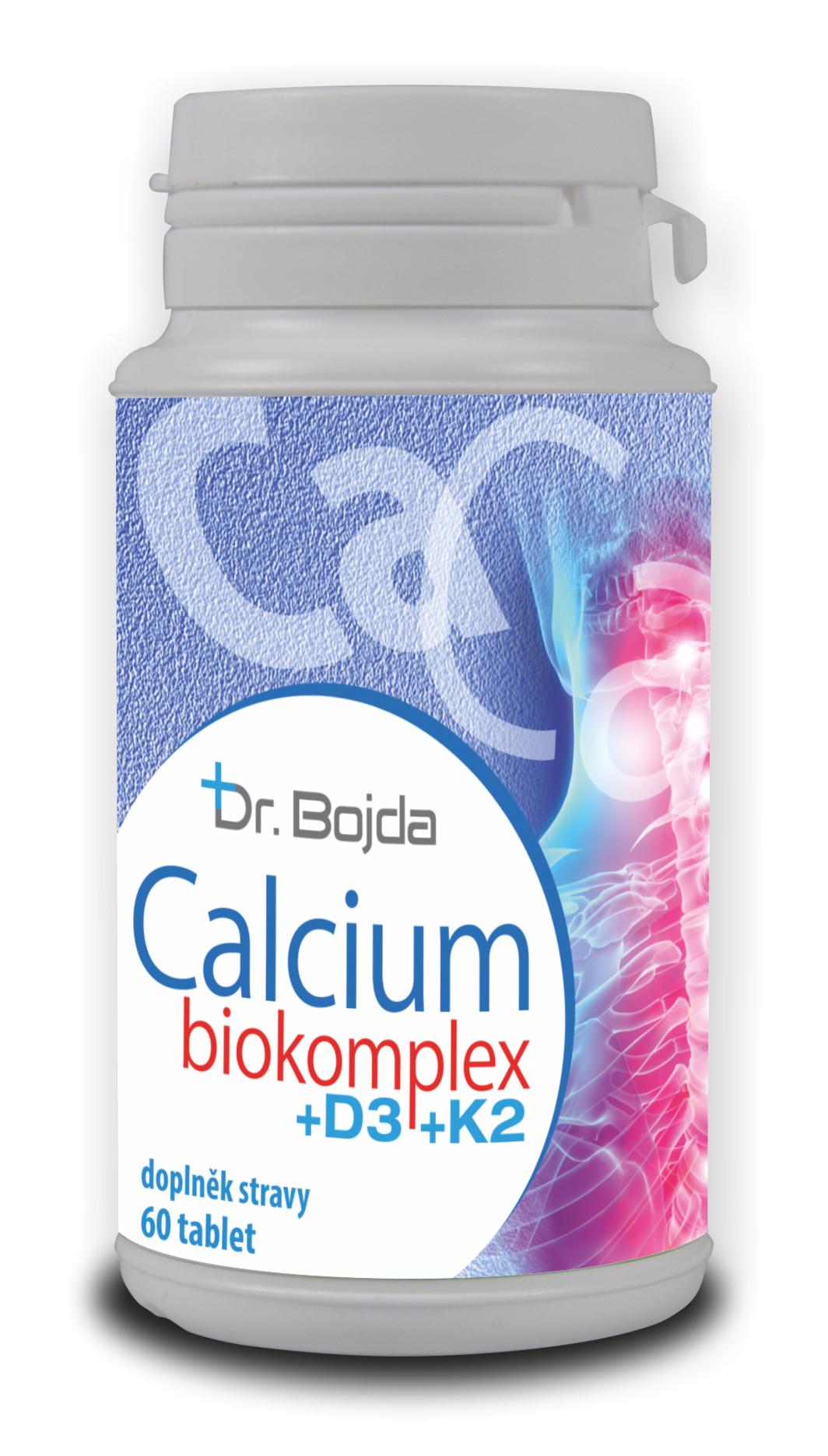 Dr. Bojda Calcium Biokomplex s vit. D3 a K2 60 tbl.