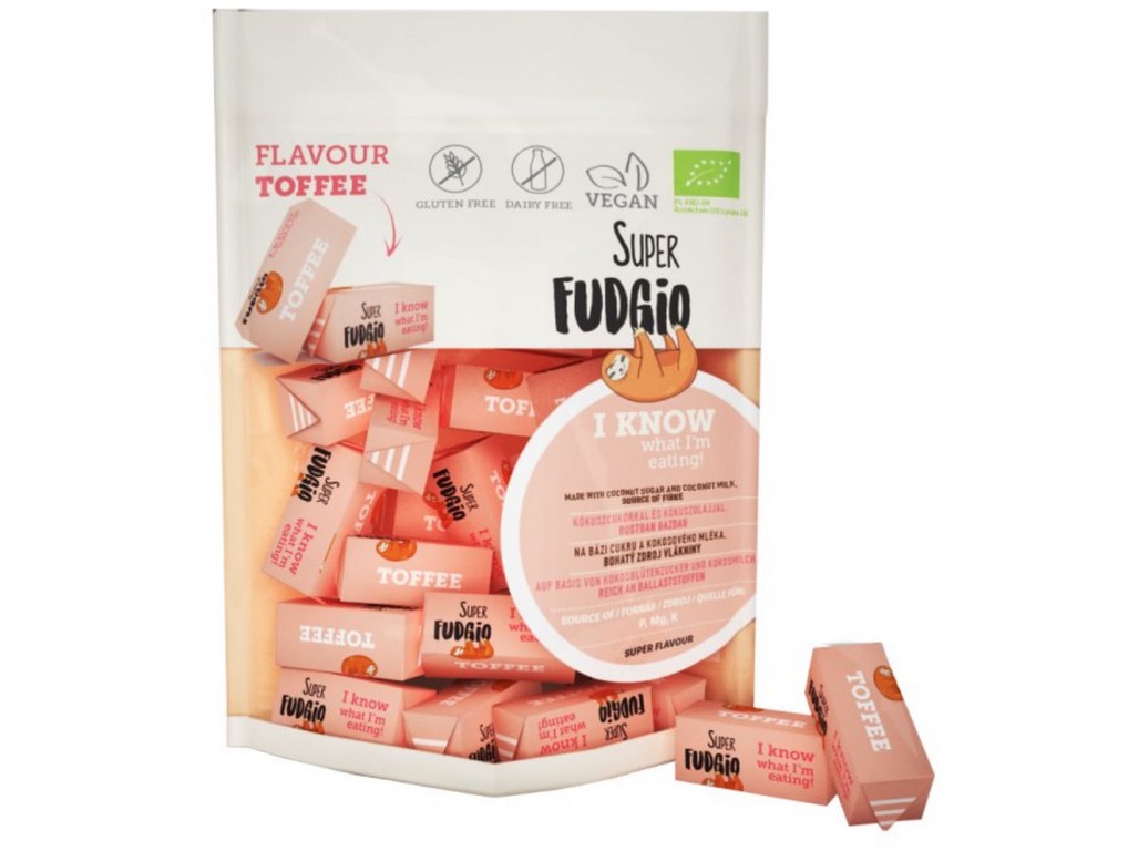 Super Fudgio Bio Veganské karamely - toffee 150g