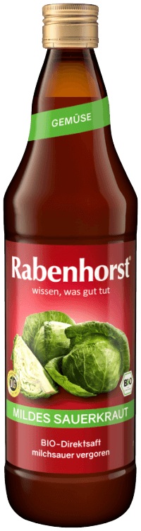Rabenhorst Bio Jemná šťáva z kysaného zelí 750 ml