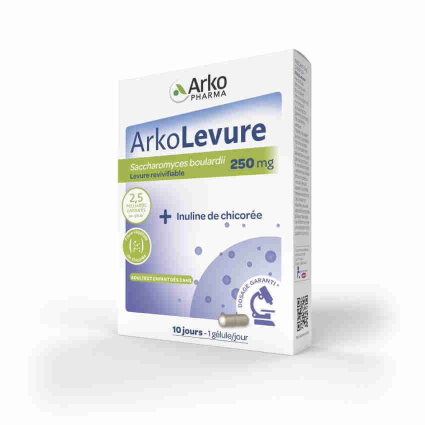 Arkopharma Arkolevure Probiotika Saccharomyces boulardii 250 mg 10 kapslí