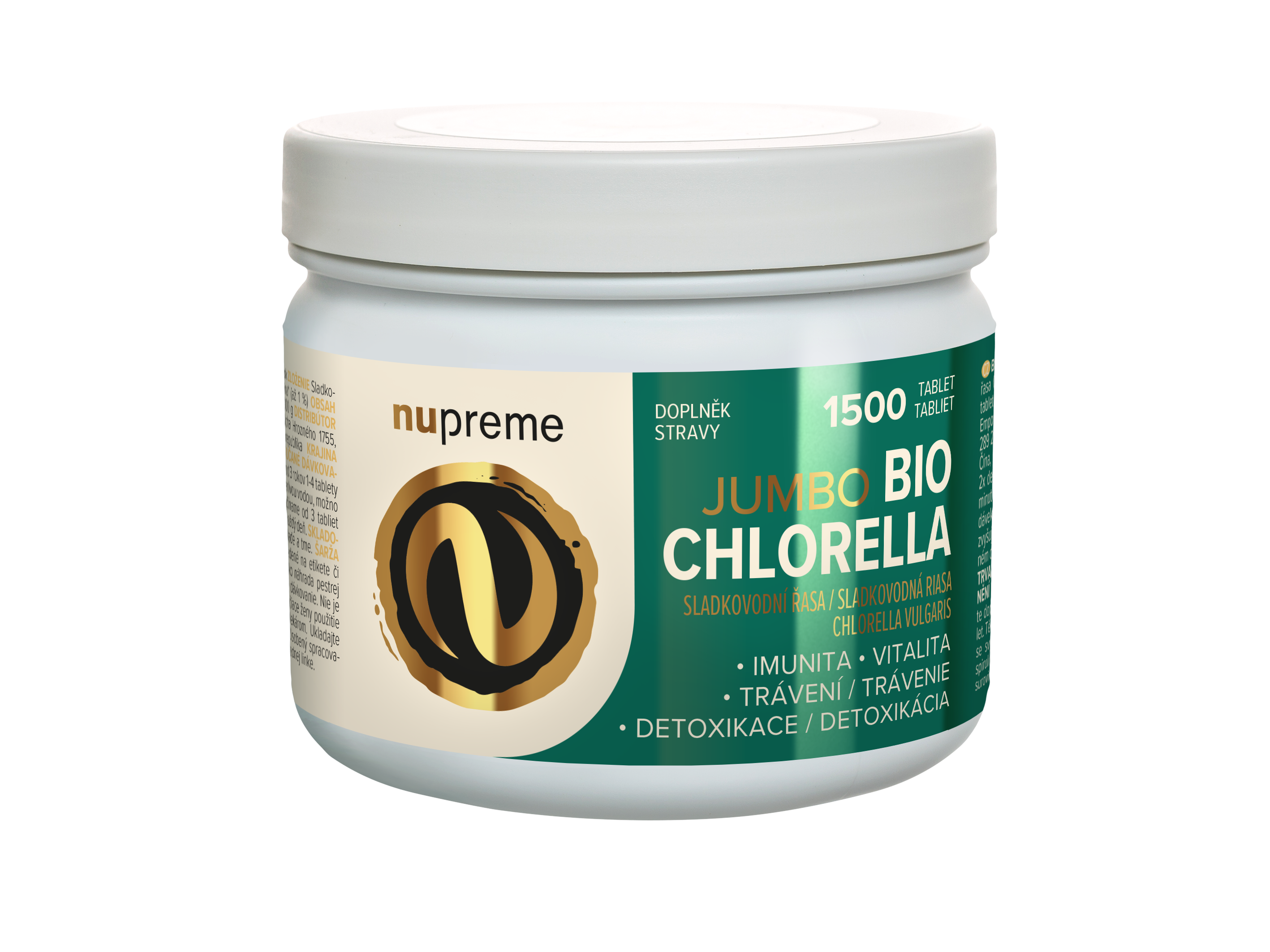 Nupreme Bio Chlorella Balení: 1500 tbl.