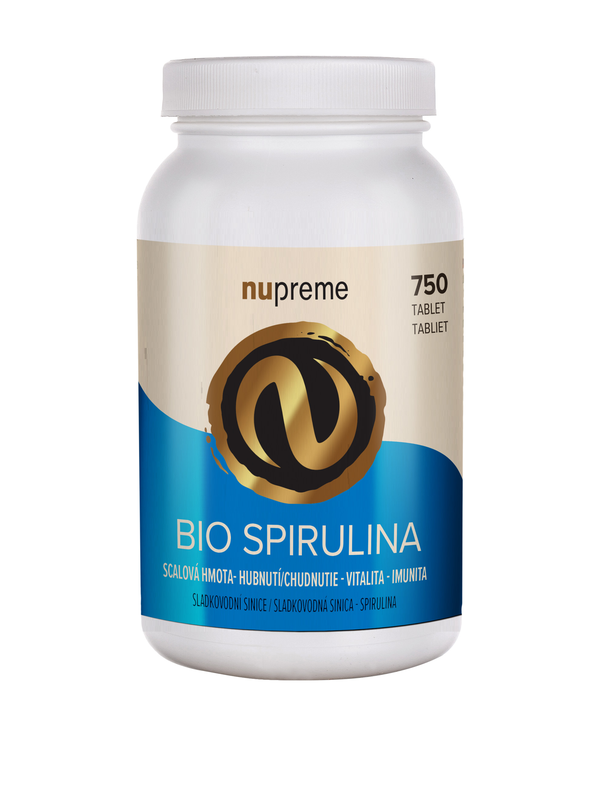 Nupreme BIO Spirulina Balení: 750 tbl.