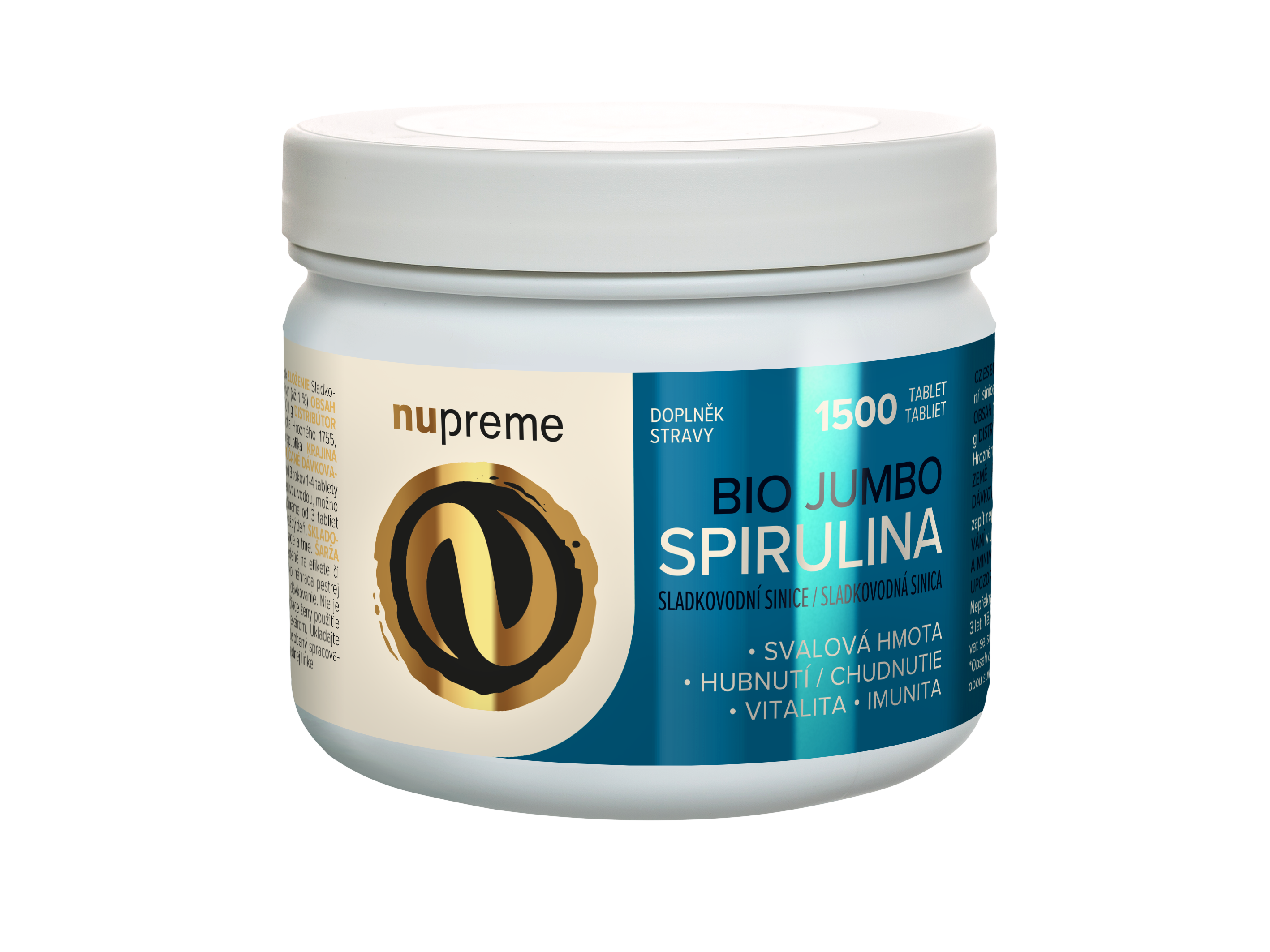 Nupreme BIO Spirulina Balení: 1500 tbl.