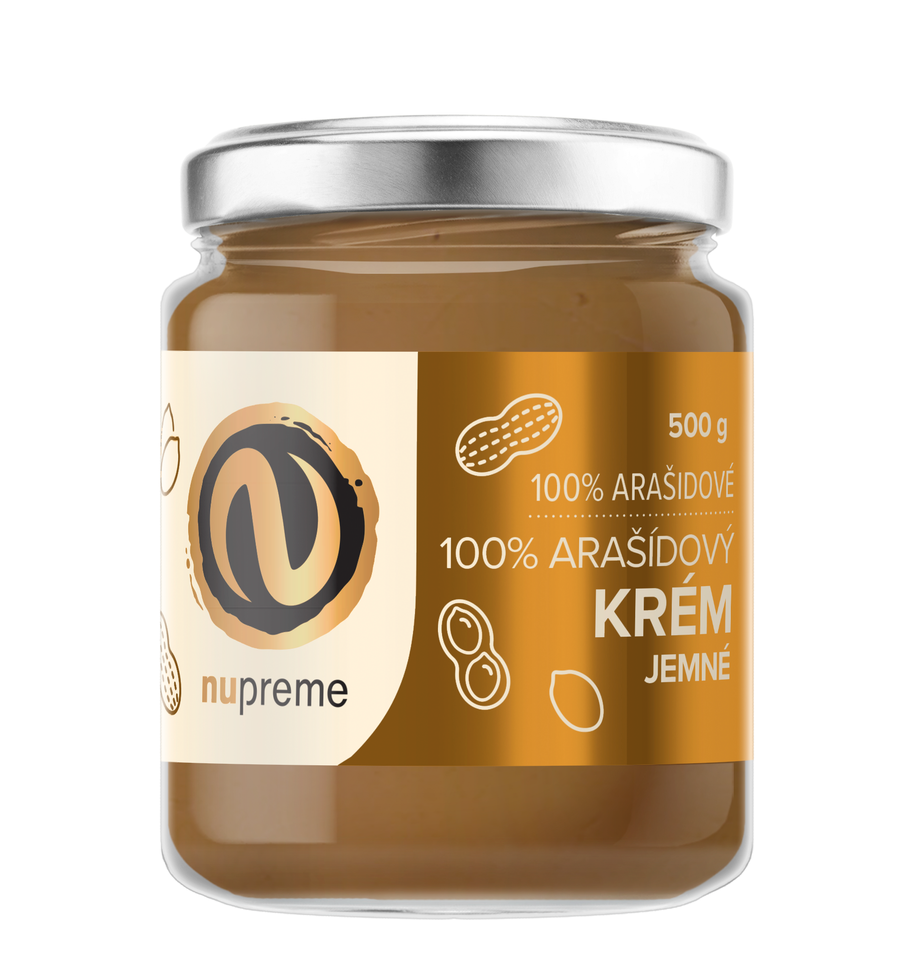 Nupreme Arašídový krém jemný 500 g