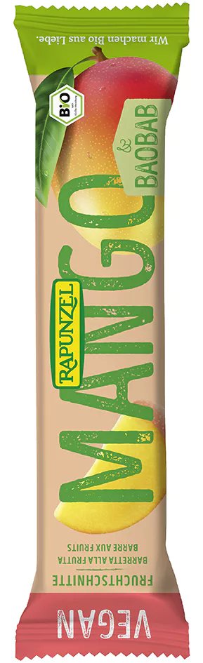 Bio tyčinka mango-baobab RAPUNZEL 40 g