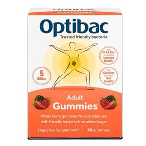 Optibac Adult Gummies (Želé s probiotiky pro dospělé) 30 gummies 99 g