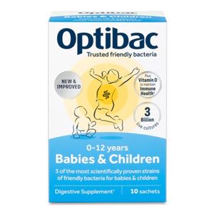 Optibac Babies and Children (Probiotika pro miminka a děti) 10 x 1,5 g sáček
