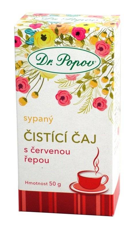 Dr. Popov Čisticí čaj s červenou řepou sypaný 50 g