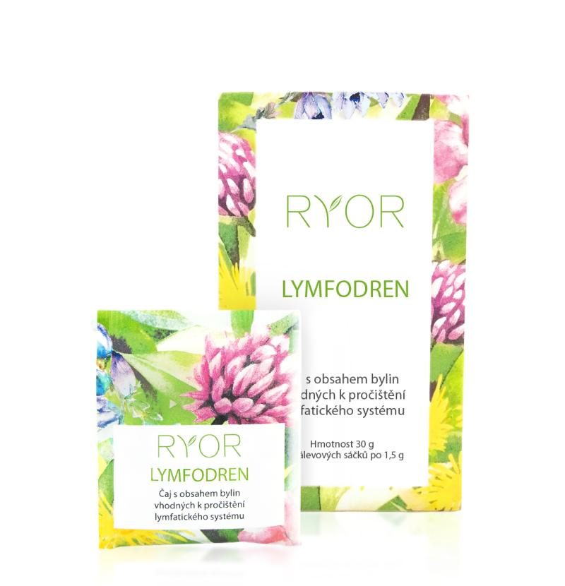Ryor Lymfodren bylinný čaj 20x1.5g