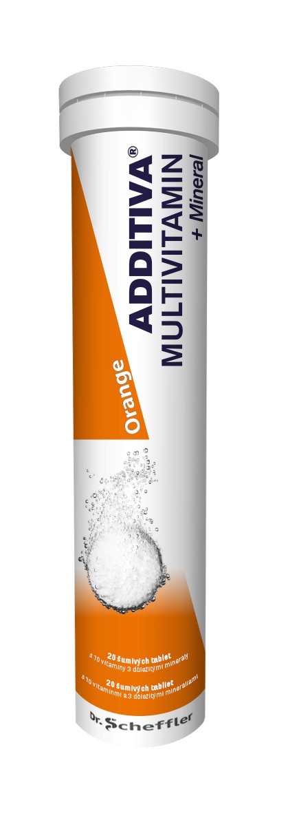 Additiva Multivitamin + Mineral pomeranč 20 tbl.