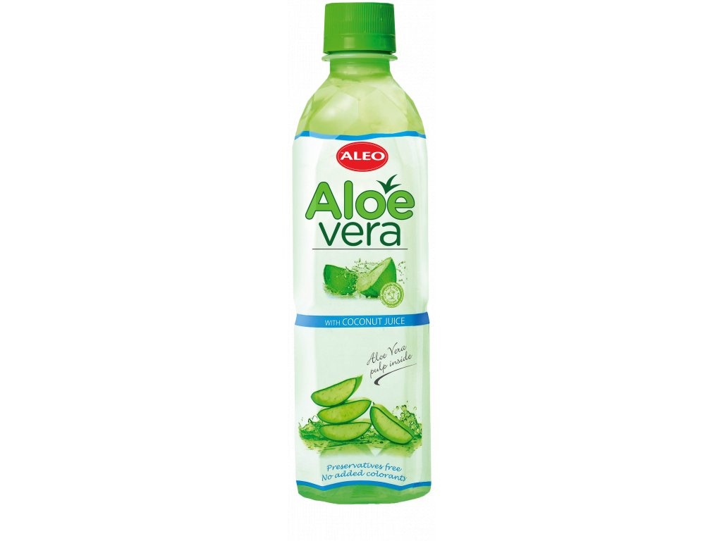 ALEO Aloe Vera drink s dužinou 500 ml Příchuť: Kokosová voda