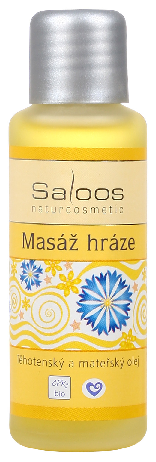 Saloos Bio Olej na masáž hráze 50 ml