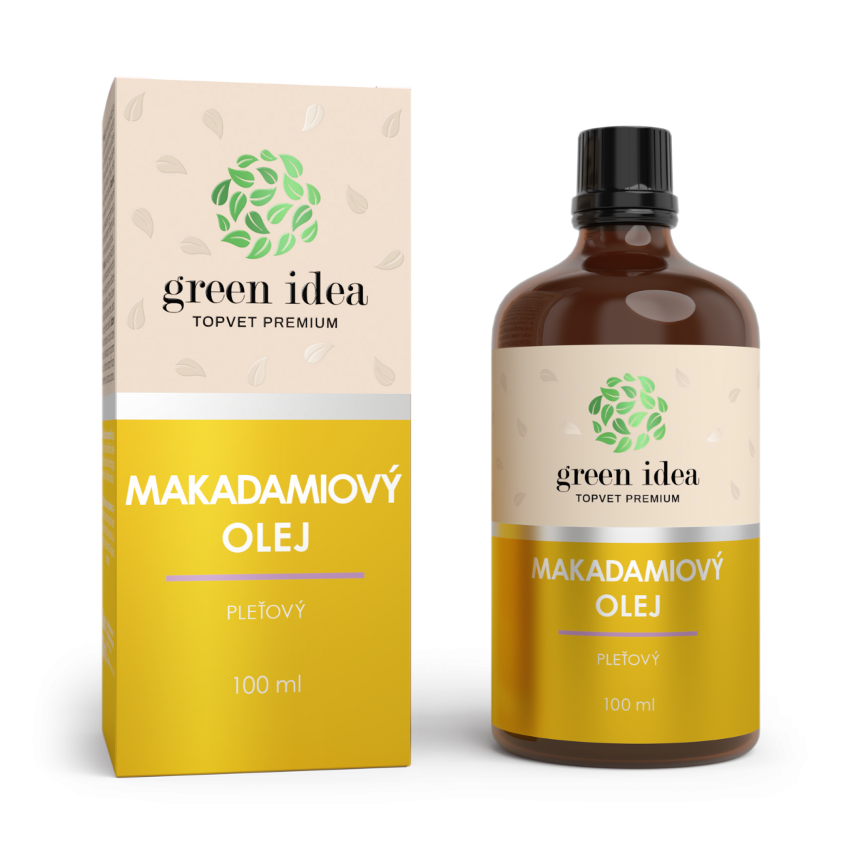 Topvet Makadamiový olej 100% s vitaminem E 100 ml