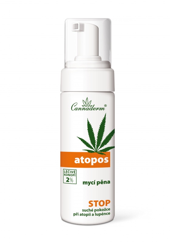 Cannaderm Atopos mycí pěna 180 ml