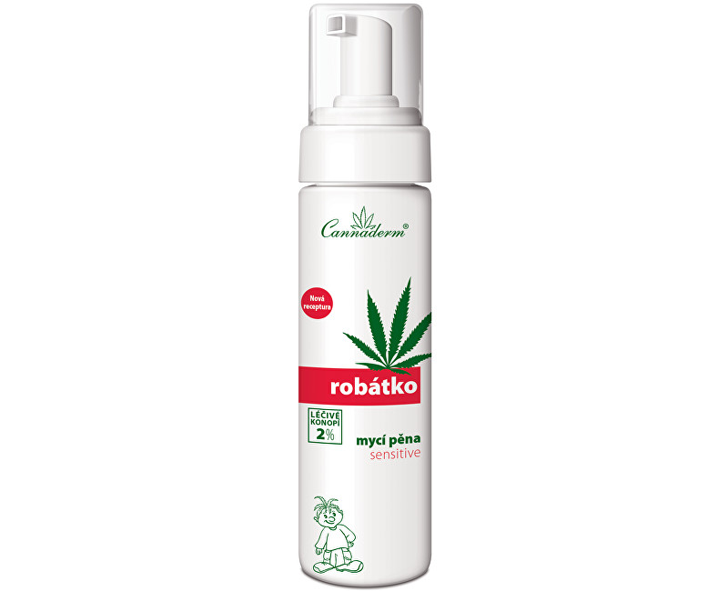 Cannaderm Robátko mycí pěna Sensitive 200 ml