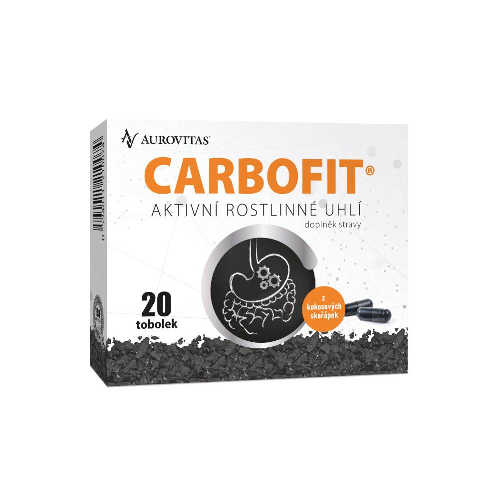 Dacom Pharma Carbofit - aktivní rostlinné uhlí 20 tob.