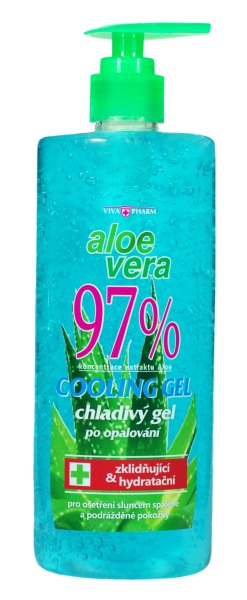 Vivaco Chladivý gel po opalování s Aloe vera 97% Balení: 500 ml