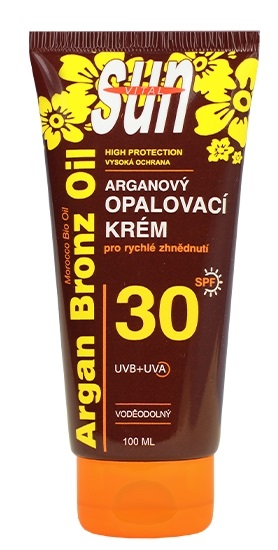 Vivaco Sun Vital Opalovací krém s BIO arganovým olejem SPF 30 100 ml