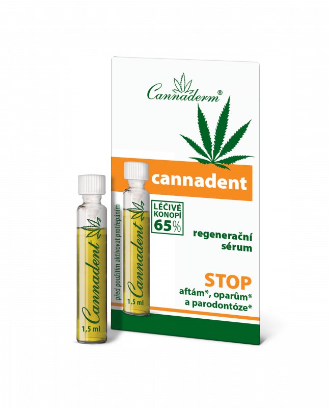 Cannaderm Bio Cannadent regenerační sérum 1,5 ml