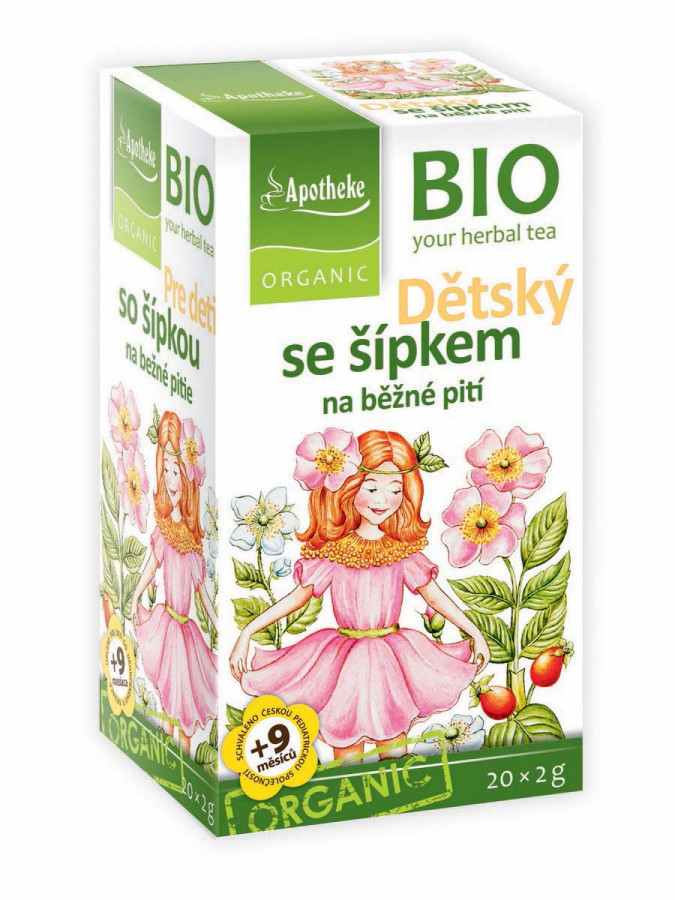 Apotheke Bio Dětský se šípkem 20x2g