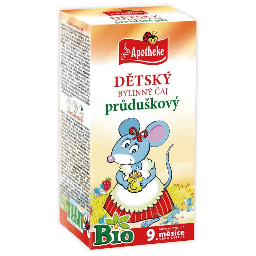 Apotheke BIO Dětský čaj průduškový 20x1.5g