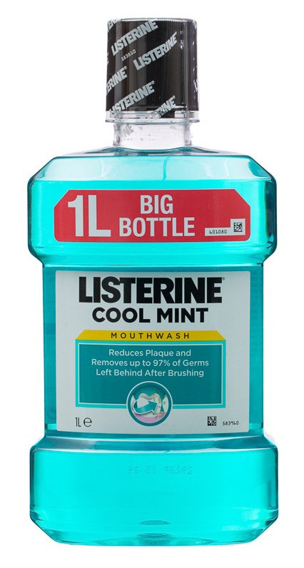 Listerine Ústní voda proti zubnímu povlaku Coolmint 1000 ml