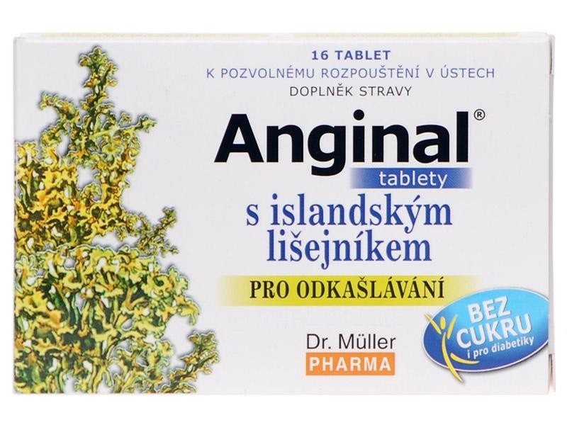 Dr. Müller Dr. Muller Anginal tablety s islandským lišejníkem 16 tbl.