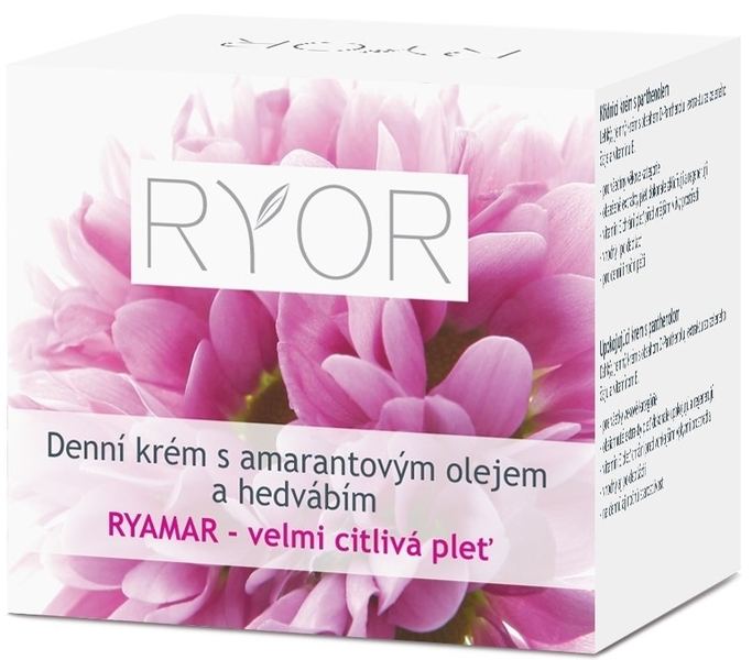 Ryor Denní krém s amarantovým olejem a hedvábím Ryamar 50 ml