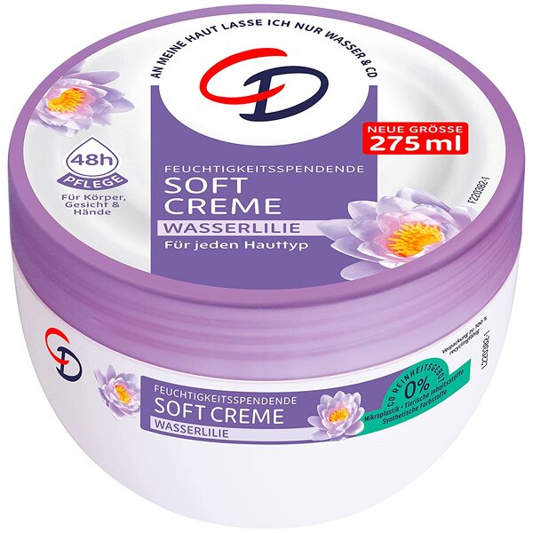 CD Jemný hydratační krém Wasserlilie Soft 275 ml