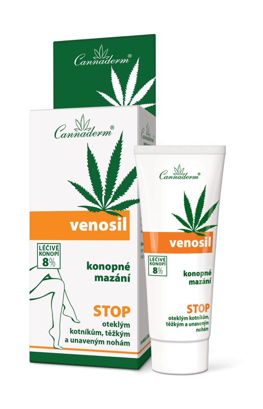 Cannaderm Konopné mazání na žíly Venosil 100 ml