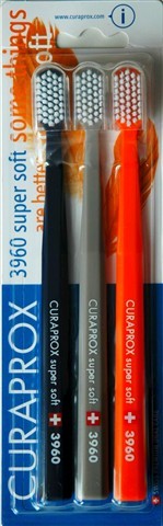 Curaprox Extra jemný zubní kartáček 3960 Super Soft 3 ks