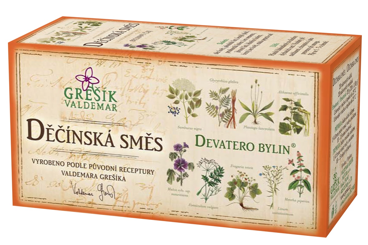 Grešík Děčínská směs čaj n.s. 20x1.5g Devatero bylin