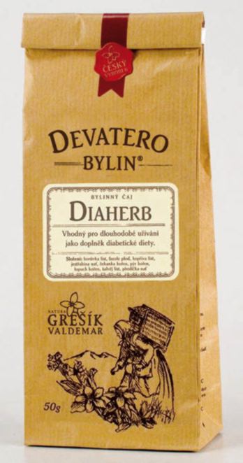 Grešík Diaherb čaj sypaný 50 g Devatero bylin