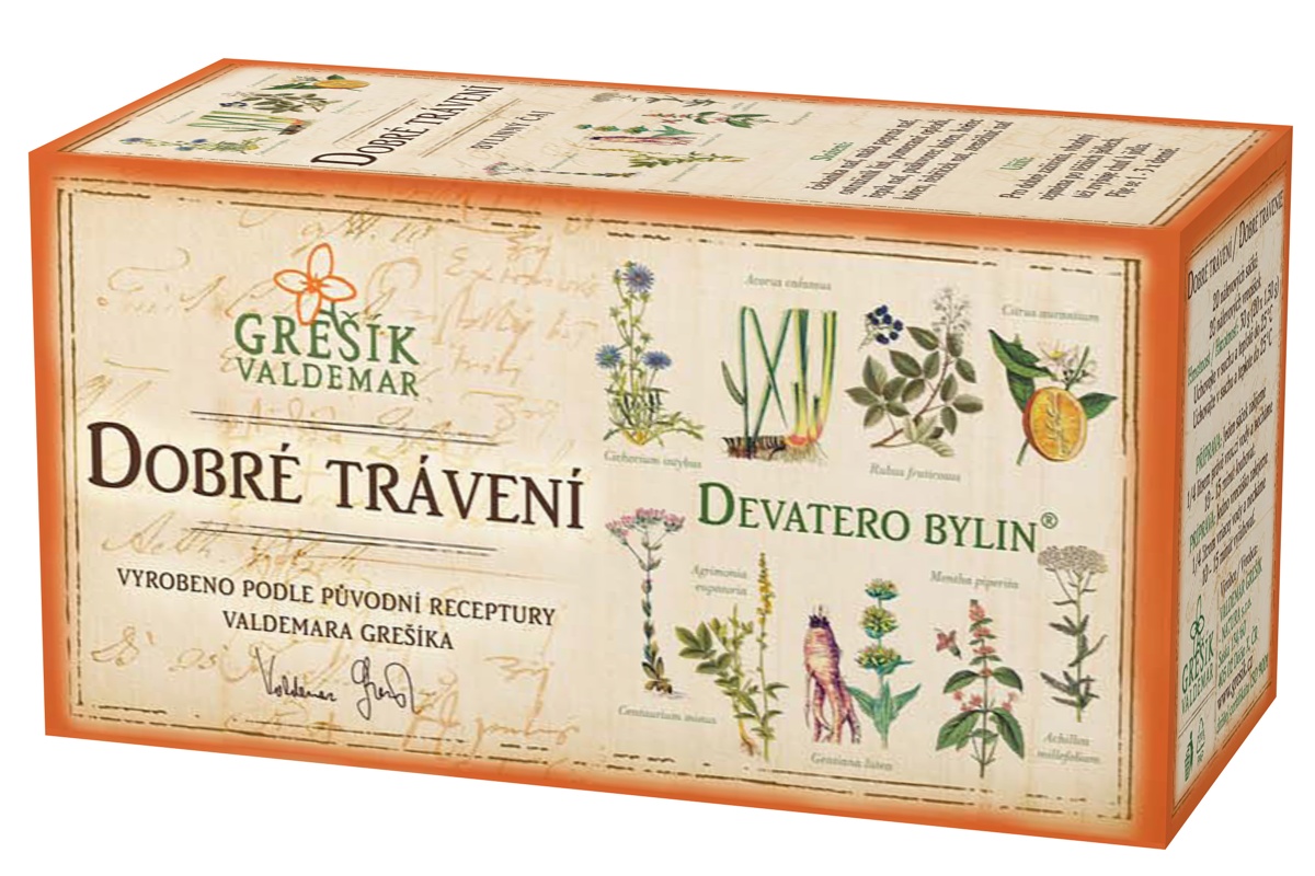 Grešík Dobré trávení čaj n.s. 20x1.5g Devatero bylin