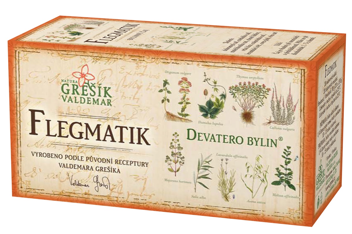 Grešík Flegmatik čaj n.s. 20x1.5g Devatero bylin