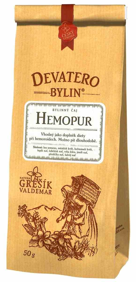 Grešík Hemopur čaj sypaný 50 g Devatero bylin