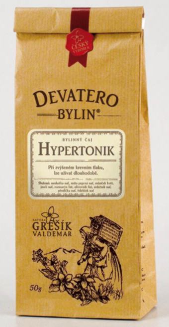 Grešík Hypertonik čaj sypaný 50 g Devatero bylin